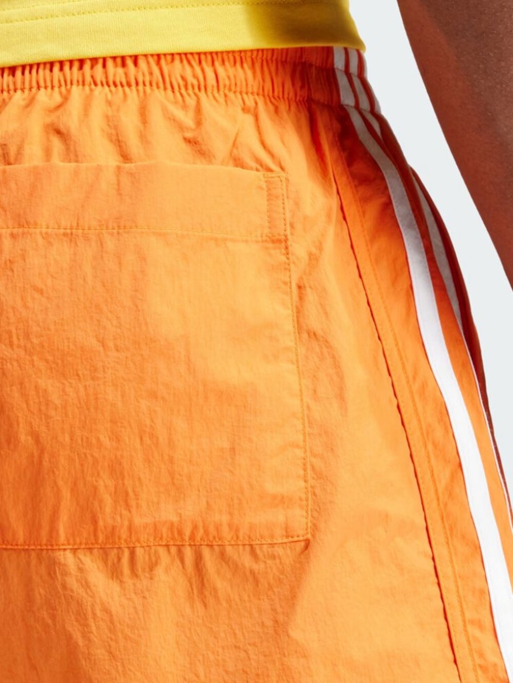 adidas Sprinter Shorts Bold Color Zipper Pockets Unlined Embroidered Logo - Picture 4 of 8